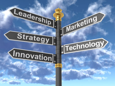 Signpost: leadership, marketing, strategy, technology, innovation