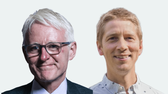 Headshot of Sir Norman Lamb and Matthew Bolton
